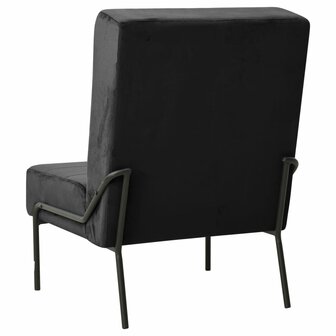 Relaxstoel 65x79x87 cm fluweel zwart 4