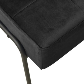 Relaxstoel 65x79x87 cm fluweel zwart 5