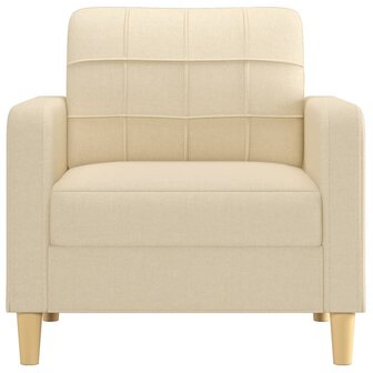 Fauteuil 60 cm stof cr&egrave;mekleurig 3