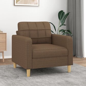 Fauteuil 60 cm stof bruin 1