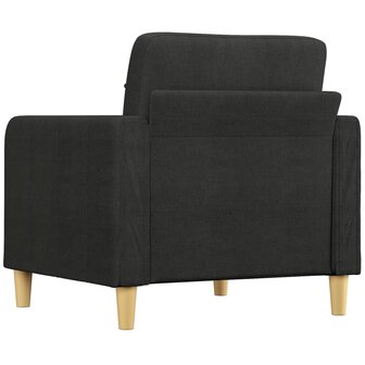 Fauteuil 60 cm stof zwart 5