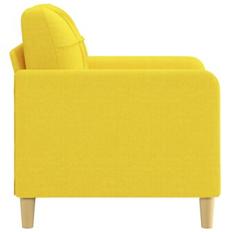 Fauteuil 60 cm stof lichtgeel 4
