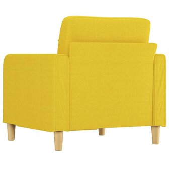 Fauteuil 60 cm stof lichtgeel 5