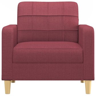 Fauteuil 60 cm stof wijnrood 3
