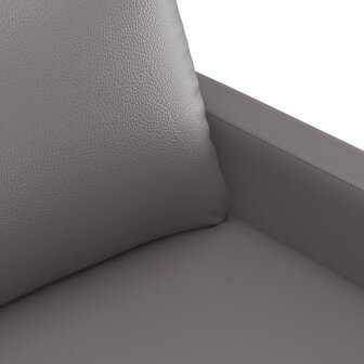 Fauteuil 60 cm kunstleer grijs 6