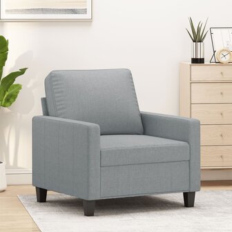 Fauteuil 60 cm stof lichtgrijs 1