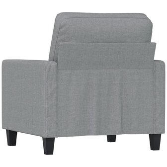 Fauteuil 60 cm stof lichtgrijs 5