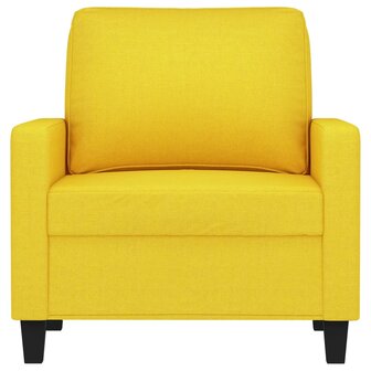 Fauteuil 60 cm stof lichtgeel 3