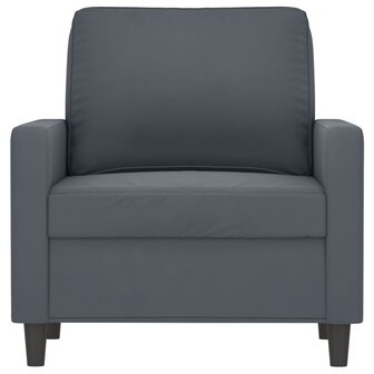 Fauteuil 60 cm fluweel donkergrijs 3