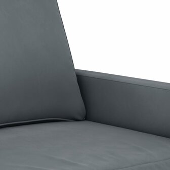 Fauteuil 60 cm fluweel donkergrijs 6