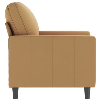 Fauteuil 60 cm fluweel bruin 4