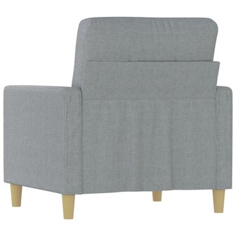 Fauteuil 60 cm stof lichtgrijs 5