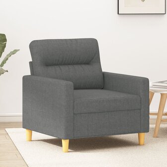 Fauteuil 60 cm stof donkergrijs 1