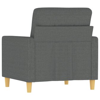 Fauteuil 60 cm stof donkergrijs 5