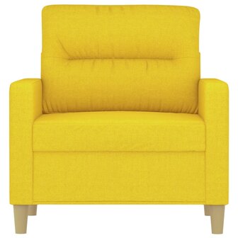 Fauteuil 60 cm stof lichtgeel 3