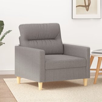 Fauteuil 60 cm stof taupe 1