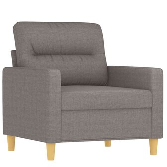 Fauteuil 60 cm stof taupe 2