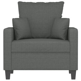 Fauteuil 60 cm stof donkergrijs 3