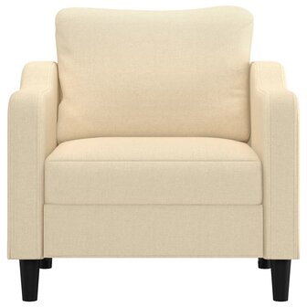 Fauteuil 60 cm stof cr&egrave;mekleurig 3
