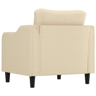 Fauteuil 60 cm stof cr&egrave;mekleurig 5