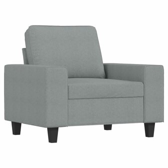 Fauteuil 60 cm stof lichtgrijs 2