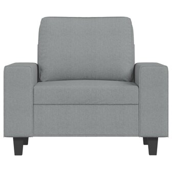 Fauteuil 60 cm stof lichtgrijs 3