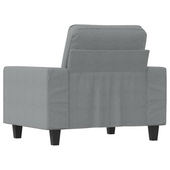 Fauteuil 60 cm stof lichtgrijs 5