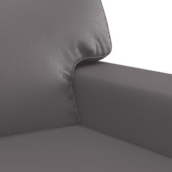 Fauteuil 60 cm kunstleer grijs 6