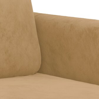 Fauteuil 60 cm fluweel bruin 6