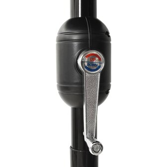 Parasol 3-laags met aluminium paal 2 m antracietkleurig 7