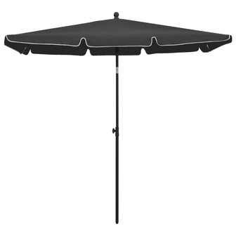Parasol met paal 210x140 cm antracietkleurig 2