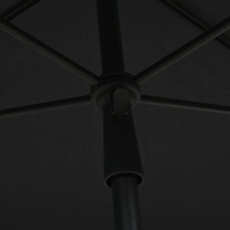 Parasol met paal 210x140 cm antracietkleurig 5