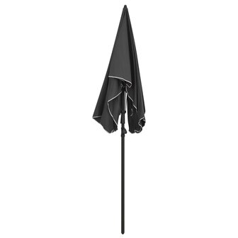 Parasol met paal 200x130 cm antracietkleurig 3