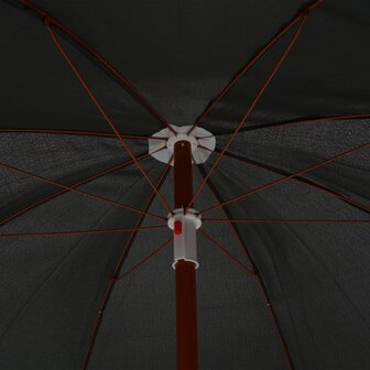 Parasol met stalen paal 240 cm antracietkleurig 4