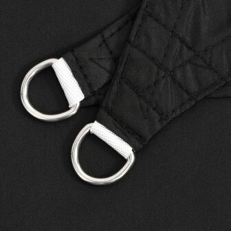 Zonnescherm vierkant 2x2 m oxford stof zwart 6