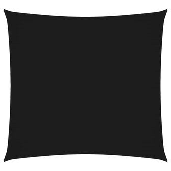 Zonnescherm vierkant 2,5x2,5 m oxford stof zwart 2