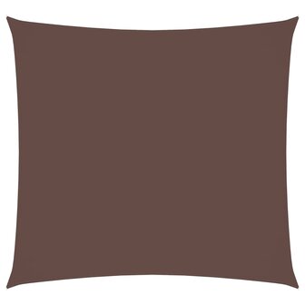 Zonnescherm vierkant 2,5x2,5 m oxford stof bruin 2