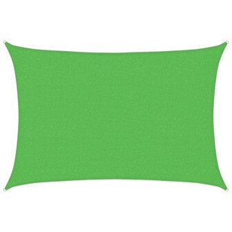 Zonnezeil 160 g/m&sup2; 2x2,5 m HDPE lichtgroen 2