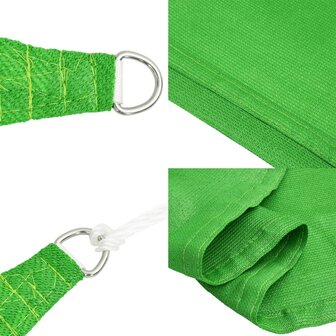 Zonnezeil rechthoekig 160 g/m&sup2; 2x3,5 m HDPE lichtgroen 7