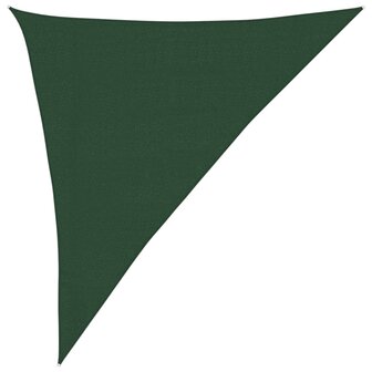 Zonnezeil 160 g/m&sup2; 3x4x5 m HDPE donkergroen 2
