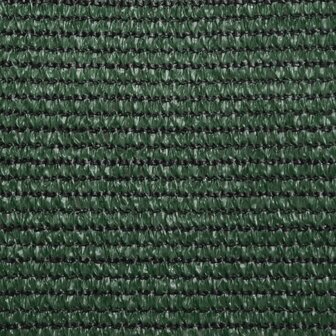 Zonnezeil 160 g/m&sup2; 4x4x4 m HDPE donkergroen 9
