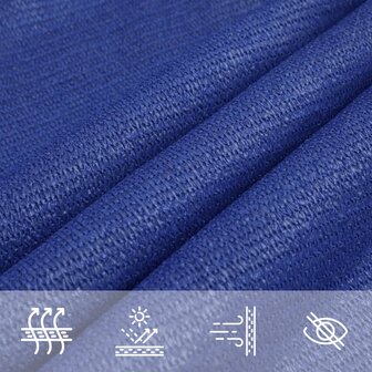 Zonnezeil 160 g/m&sup2; 2x2 m HDPE blauw 5