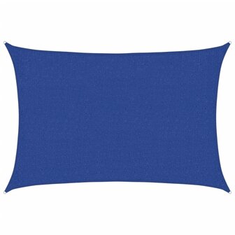 Zonnezeil 160 g/m&sup2; 2x3 m HDPE blauw 2