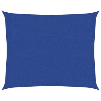 Zonnezeil 160 g/m&sup2; 2,5x3 m HDPE blauw 2