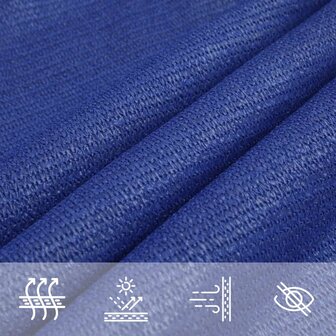 Zonnezeil 160 g/m&sup2; 2,5x4 m HDPE blauw 5