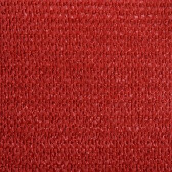 Zonnezeil 160 g/m&sup2; 2x3,5 m HDPE rood 9