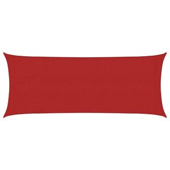 Zonnezeil 160 g/m&sup2; 2x4,5 m HDPE rood 2