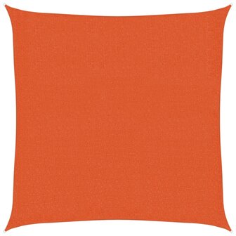 Zonnezeil 160 g/m&sup2; 2,5x2,5 m HDPE oranje 2
