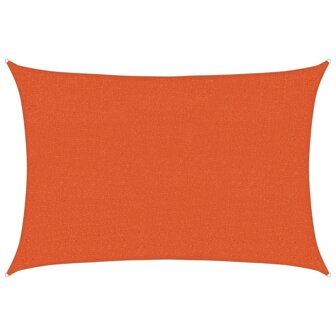 Zonnezeil 160 g/m&sup2; 2x3 m HDPE oranje 2
