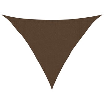 Zonnezeil 160 g/m&sup2; 3,5x3,5x4,9 m HDPE bruin 2